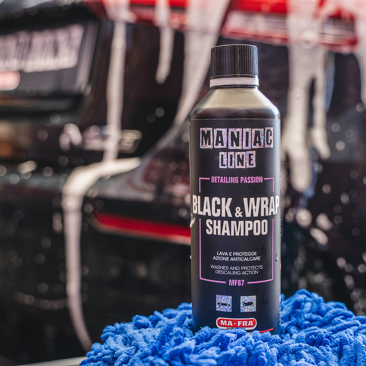 Maniac Line BLACK & WRAP SHAMPOO 500ML