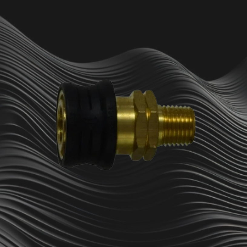 MOLDED FEMALE QUICK CONNECT BRASS