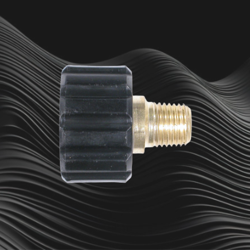 KARCHER FEMALE KNOB BY MNPT BRASS (M22)