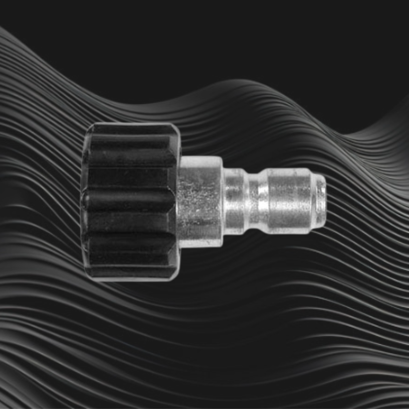 KARCHER FEMALE KNOB BY MALE QUICK CONNECT 3/8'' (M22)