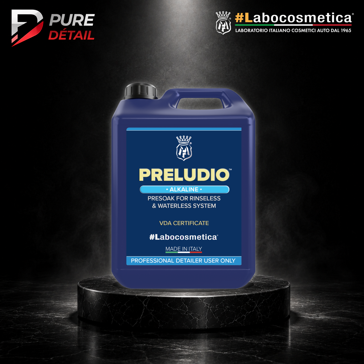PRELUDIO ALKALINE - Presoak for rinseless and waterless system