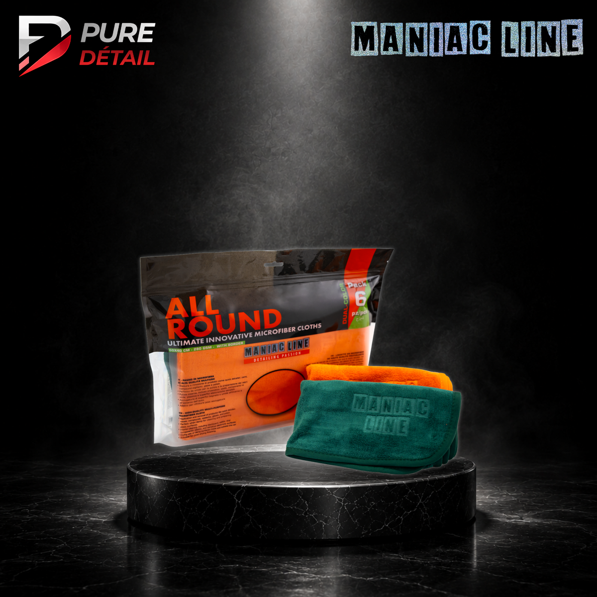 PREMIUM MICROFIBER CLOTH - All round towel (280 GSM)