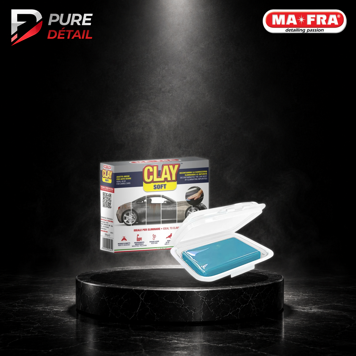 CLAY BAR - Decontaminates car paint eliminates surfaces impurities