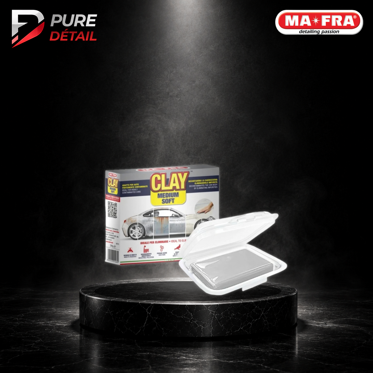 CLAY BAR - Decontaminates car paint eliminates surfaces impurities