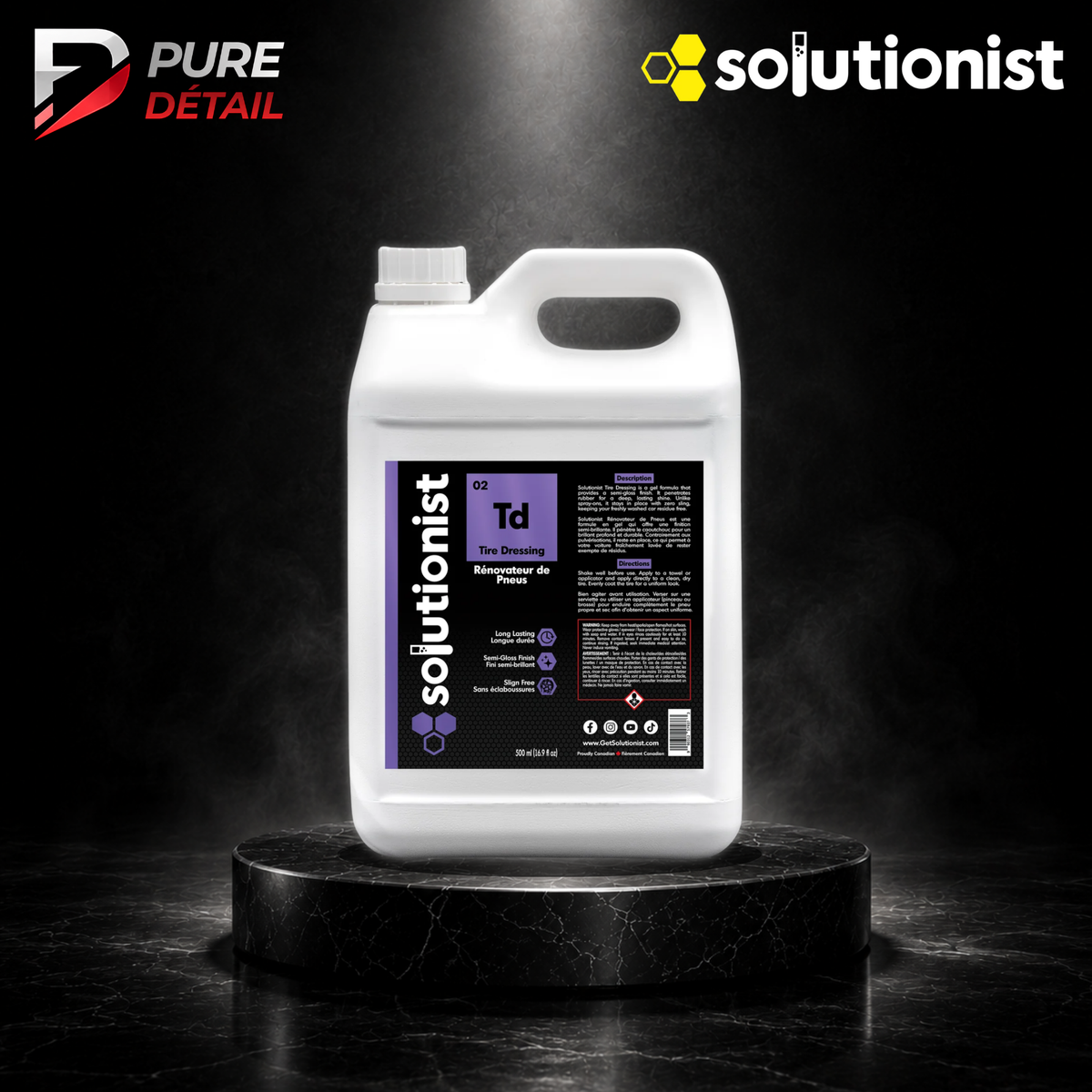 GRAPHENE TIRE DRESSING - Gel based tire shine