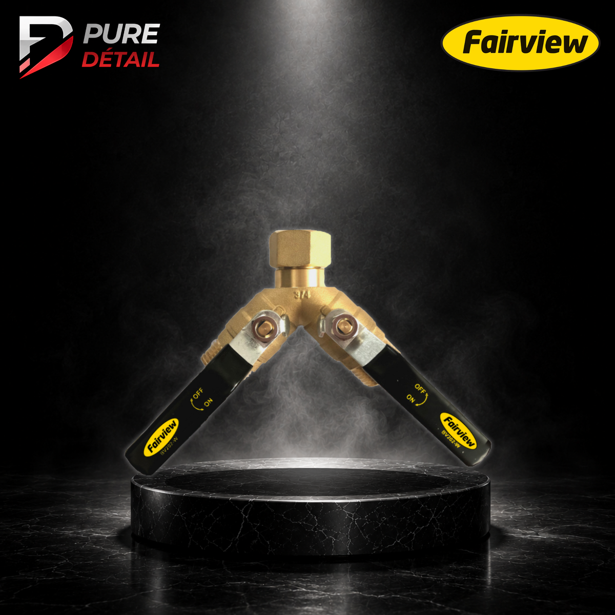 BRASS GARDEN HOSE VALVES SPLITTER