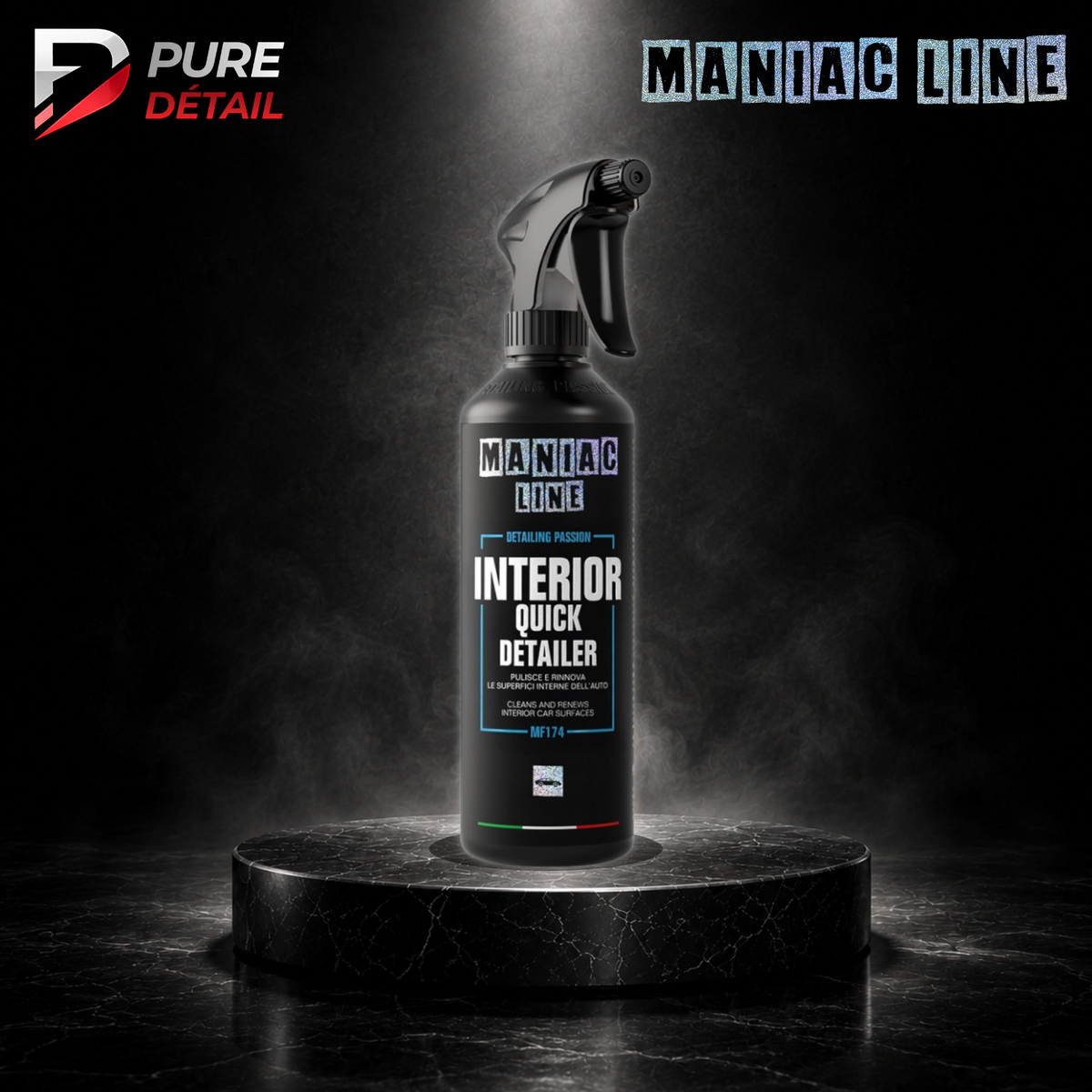 INTERIOR QUICK DETAILER - Cleans and renews car interiors