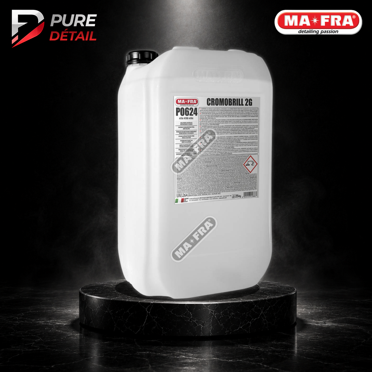 CROMOBRILL 2G - Removes traces of oxidation from metal surfaces