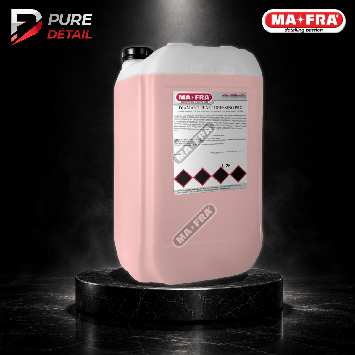 DIAMANT PLAST DRESSING PRO - Polishes and protects plastics