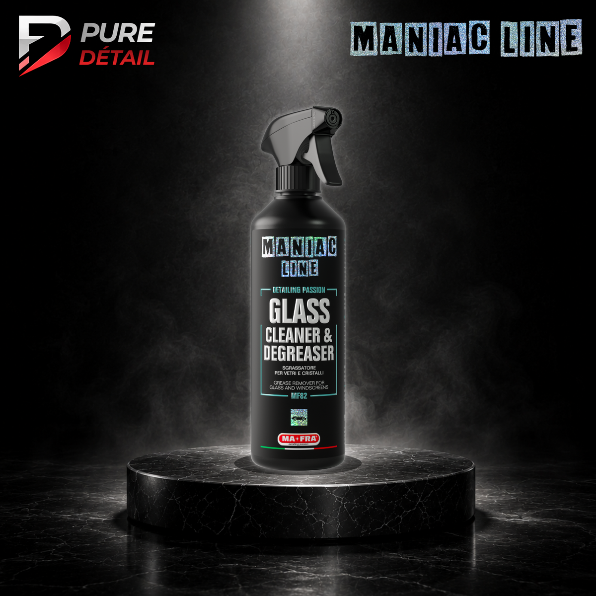 GLASS CLEANER & DEGREASER - For all types of glass