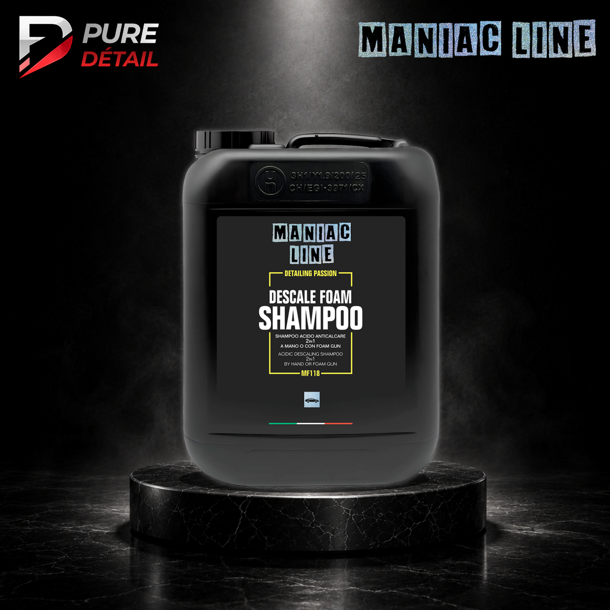 DESCALE FOAM SHAMPOO - Acidic descaling shampoo