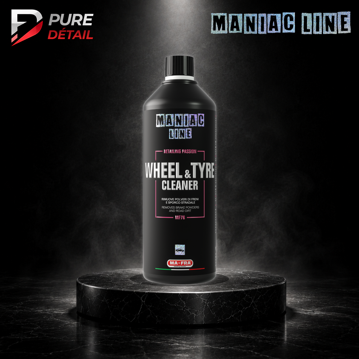 WHEEL & TIRE CLEANER - Dissolves dirt and brake dust