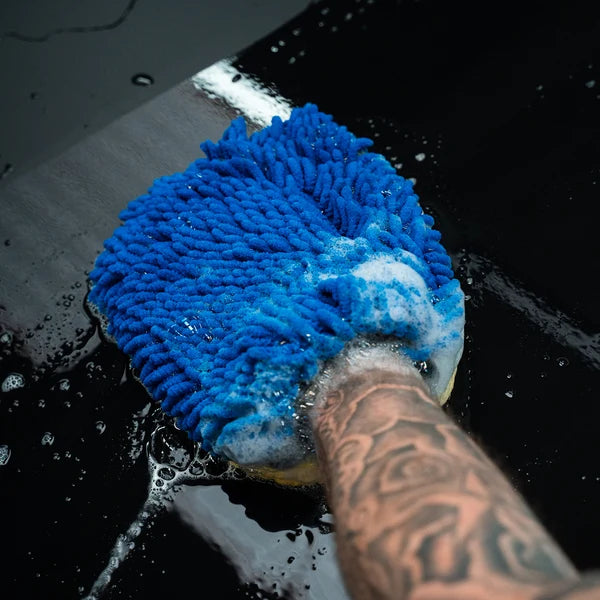 PREMIUM WASH MITT - Double face microfiber wash mitt